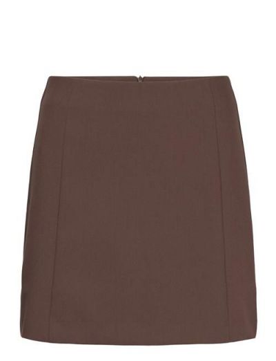 31437912 soaked in luxury slcorinne short skirt brown soaked in luxury