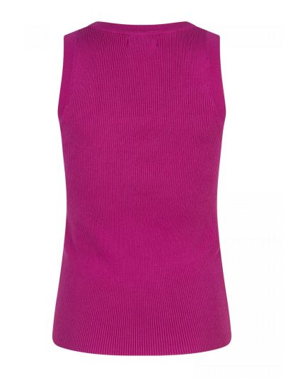 knitted top keely purple back