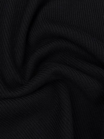 knitted top kyla black detail