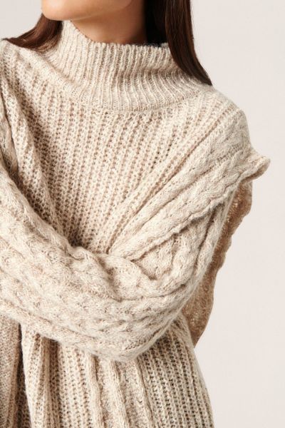 whisper white melange sldamara pullover 3